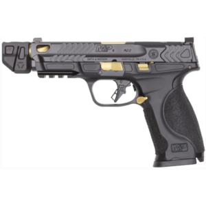 S&W M&P 9 9mm (3)23rd Pistol, Black/Gold - 14619